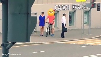 Public Exposure Of Jeny'S Stripping Caught On Hidden Camera