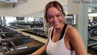 Alexis Kay With Big Natural Tits Gets Picked Up At The Gym And Receives A Creampie