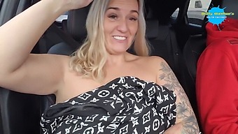 Daytime Car Strip Tease