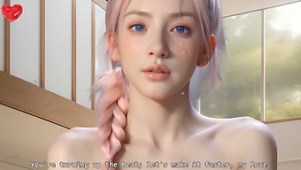 Uncensored Hentai Joi With Asian Beauty'S Tits Covered In Cum