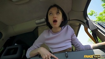 Young Russian Babe Gets Her Pussy Pumped In A Fake Taxi Ride