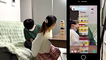 Japanese Beauty Shows Off Her Skills In Live Streaming