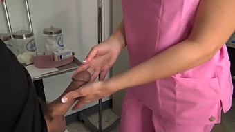 Big-Titted Nurse Gives A Medical Blowjob