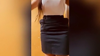 A Seductive College Instructor Records And Shares A Video With One Of Her Students