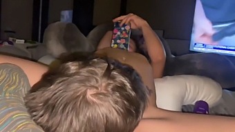 A Purple-Haired Caretaker Introduces A Sex Toy To A Group Of Bisexual Women