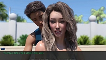Sunbathing With A Seductive Milf And Her Husband In 3d Anime