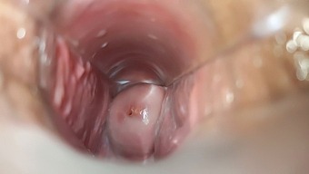 Intense Close-Up Of Pussy And Cervix During Orgasm