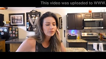 Stepmother Coco Vandi In Hot Strip Poker Game In This Video.
