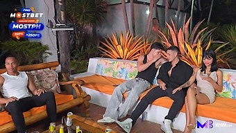 Max Betancur Has A Big Cock And He Uses It To Fuck His Friend While His Girlfriend Is Away.